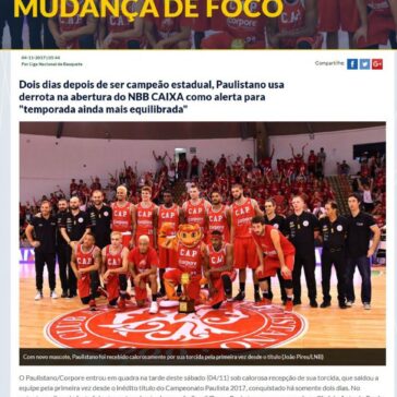 Mudança de foco – LNB Liga Nacional de Basquete