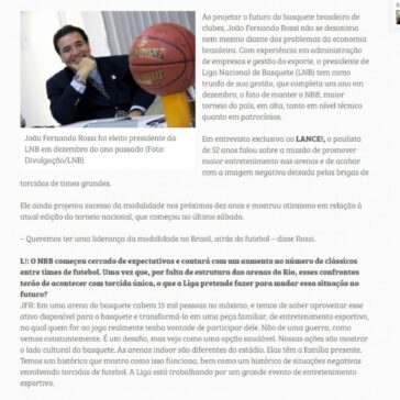 ‘Queremos ser líderes no Brasil atrás do futebol’, afirma dirigente do NBB – Nd Online