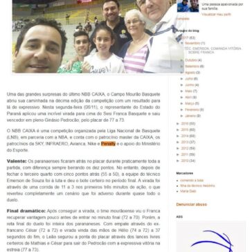 TÉC. EMERSON, COMANDA VITÓRIA SOBRE FRANCA – São Jose Basquetebol