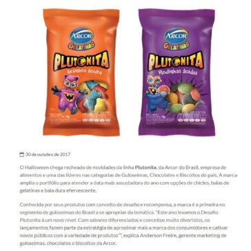Linha Plutonita amplia o portfólio para o Halloween – Clube da Embalagem