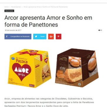Arcor apresenta Amor e Sonho em forma de Panettones – Grandes Nomes da Propaganda