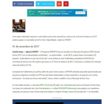 FAPESP anuncia apoio do PIPE a mais 49 empresas – Revista Amazônia