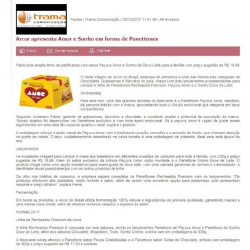 Arcor apresenta Amor e Sonho em forma de Panettones – Maxpress Net