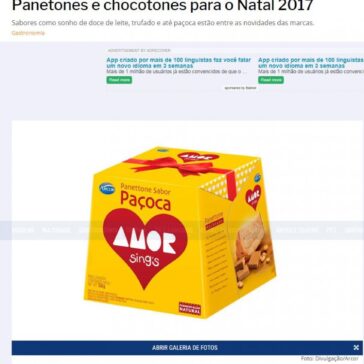 Panetones e chocotones para o Natal 2017 – Guia da Semana