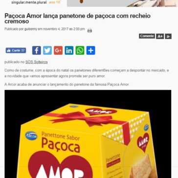 Paçoca Amor lança panetone de paçoca com recheio cremoso – Pava Blog