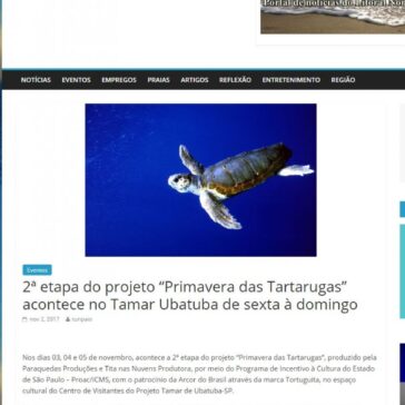 2ª etapa do projeto “Primavera das Tartarugas” acontece no Tamar Ubatuba de sexta à domingo – Ubatuba Acontece