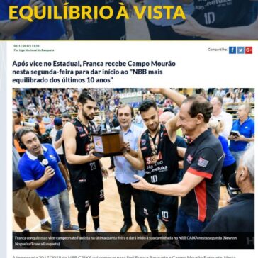 Equilíbrio à vista – LNB Liga Nacional de Basquete