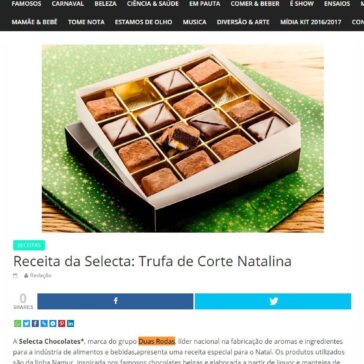 Receita da Selecta: Trufa de Corte Natalina – Blog Alice Glitz