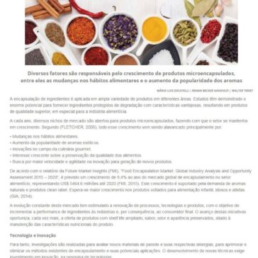 Tecnologia de encapsulação de ingredientes – Engarrafador Moderno