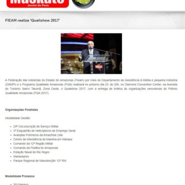 FIEAM realiza “Qualishow 2017” – Maskate News