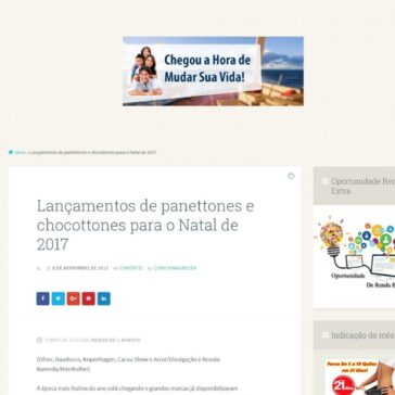Lançamentos de panettones e chocottones para o Natal de 2017 – Razões para emagrecer