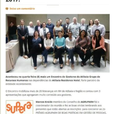 AGRUPARH trouxe muito conteúdo no último “Encontro de Gestores”de 2017! – Opinião RH