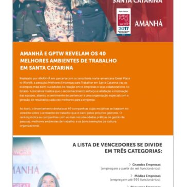 Melhores SC – Revista Amanhã