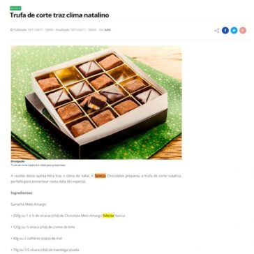 Trufa de corte traz clima natalino – Correio Popular