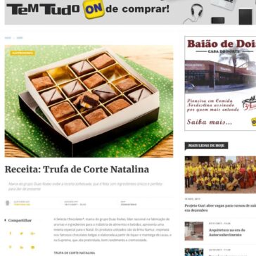 Receita: Trufa de Corte Natalina – Tem tudo ON