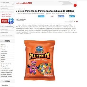 7 Belo e Plutonita se transformam em balas de gelatina – Cidade Marketing