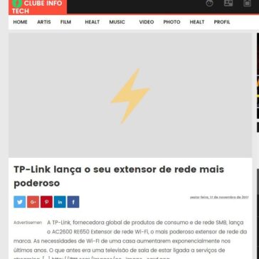 TP-Link lança o seu extensor de rede mais poderoso – Clube Info Tech