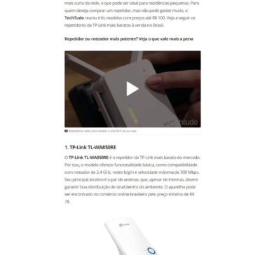 Conheça três repetidores da TP-Link com preços até R$ 100 – Tech tudo