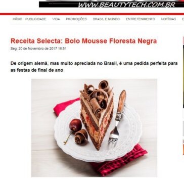 Receita Selecta: Bolo Mousse Floresta Negra – Acontece Curitiba