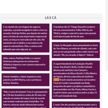 Lá e Cá – Folha Vitória