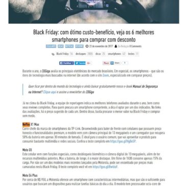 Black Friday: com ótimo custo-benefício, veja os 6 melhores smartphones para comprar com desconto – 33 Giga