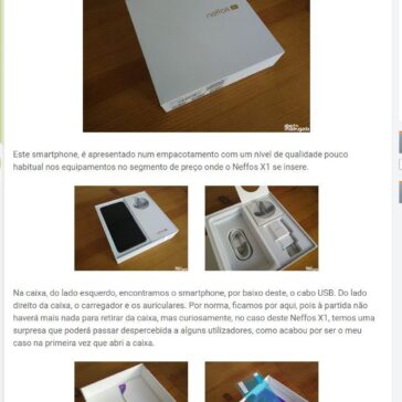 Análise ao Neffos X1 – Apps Androide