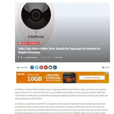 Saiba tudo sobre a Mibo: nova solução de segurança da Intelbras de simples instalação – Blog do Armindo