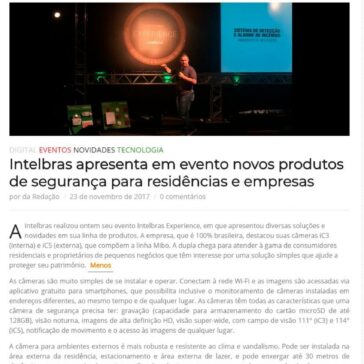 Intelbras apresenta em evento novos produtos de segurança para residências e empresas – Vida Moderna