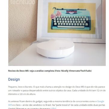 Review Deco M5 – Revista Pará+