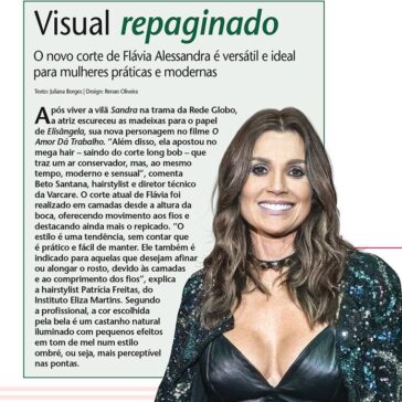Visual repaginado – Cortes e Penteados