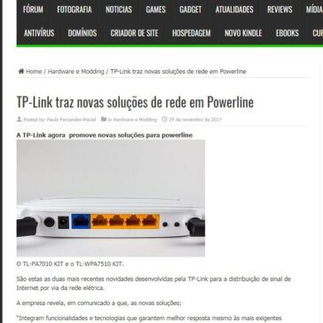 TP-Link traz novas soluções de rede em Powerline – Overbr