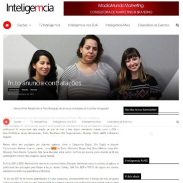 fri.to anuncia contratações – Inteligemcia
