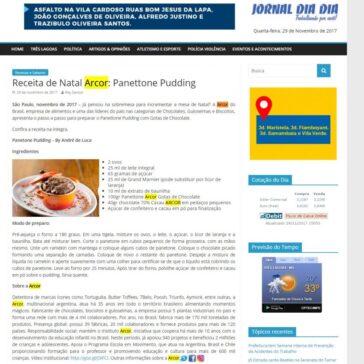 Receita de Natal Arcor: Panettone Pudding – Jornal Dia Dia