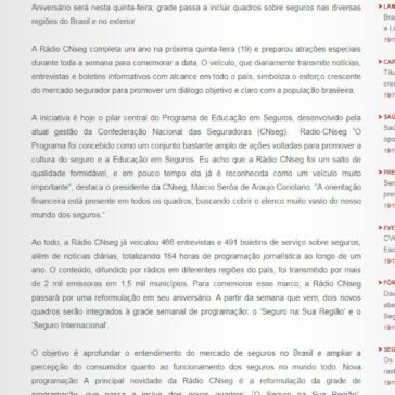 Rádio CNseg completa 1 ano, estreia nova programação e promove debate – Sindseg SP