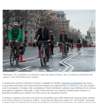 Desafio da Amazon demostra importância do transporte coletivo nas cidades – The City Fix Brasil