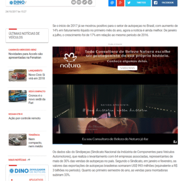 Setor de autopeças no Brasil mostra crescimento e surpreende em 2017 – O Diário Online