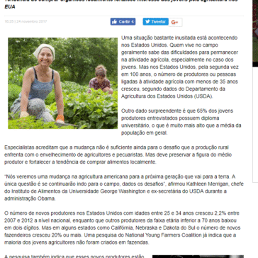 Nos EUA, jovens trocam escritório pelo campo – Jovem Sul News