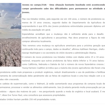 Nos EUA, jovens deixam escritório para trabalhar no campo – Terra Viva