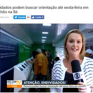 Projeto itinerante de educação financeira –  SPTV 1° Edição