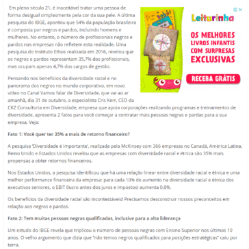 Diversidade racial gera benefícios para empresas – Jornal Dia Dia