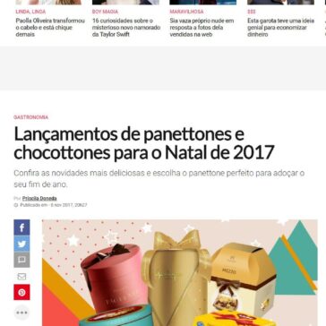 Lançamentos de panettones e chocottones para o Natal de 2017 – M de Mulher