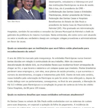 Edson Rogatti: um líder defensor das entidades filantrópicas na saúde – Hospitais Brasil