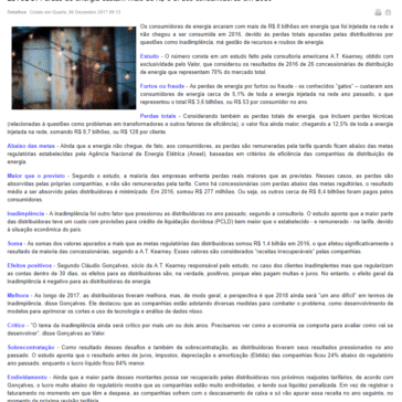 ESTUDO: Perdas de energia custam mais de R$ 8 bi aos consumidores em 2016 – Paraná Cooperativo