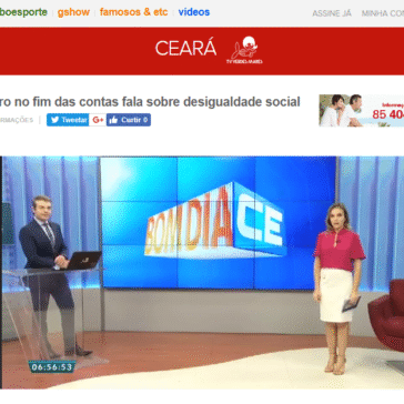 Quadro no fim das contas fala sobre desigualdade social – Bom Dia Ceará