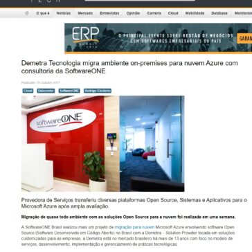Demetra Tecnologia migra ambiente on-premises para nuvem Azure com consultoria da SoftwareONE – Portal ERP