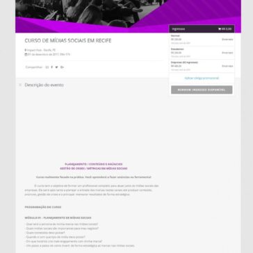 Curso de Mídias Sociais em Recife – Sympla