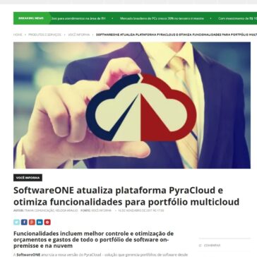 SoftwareONE atualiza plataforma PyraCloud e otimiza funcionalidades para portfólio multicloud – It Forum 365