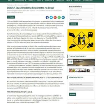 DEKRA Brasil implanta Riscômetro no Brasil – Sincor AM RR