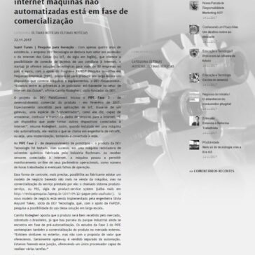 Dispositivo que conecta à internet máquinas não automatizadas está em fase de comercialização – O Mundo da Usinagem