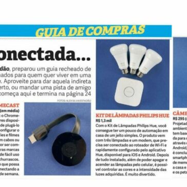 Casa conectada – O Estado de S.Paulo